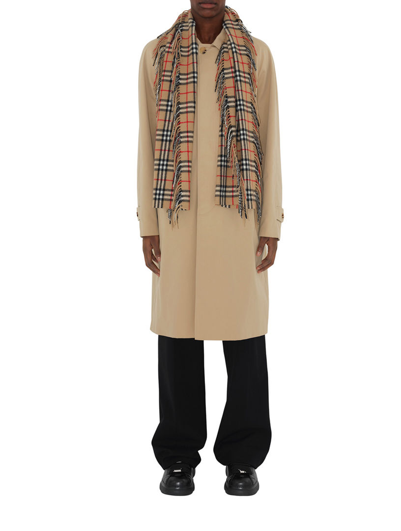 Check Cashmere Happy Scarf