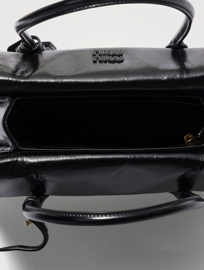 MIU MIU Solitaire Shiny Leather Bag | Holt Renfrew