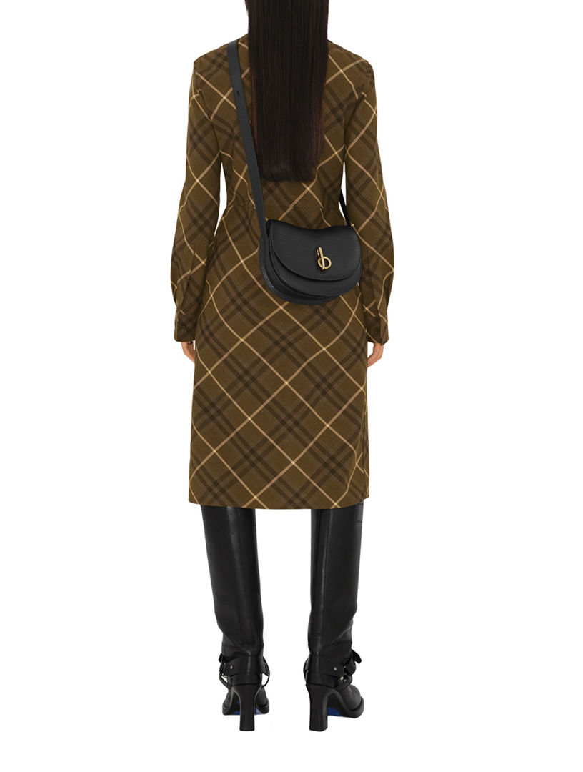 ショルダーバッグ・ポシェット BURBERRY ROCKING HORSE SMALL SHOULDER BAG IN GRAINY LEATHER Burberry Women's' Mini Rocking Horse Shoulder Bag in Black