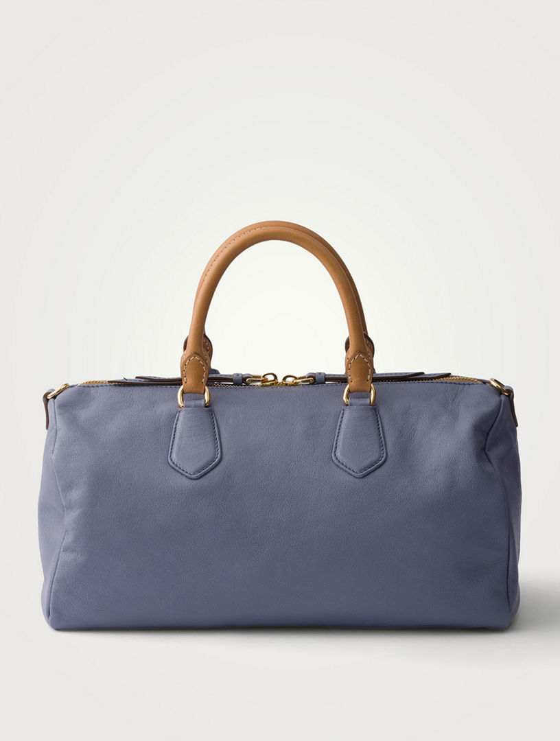 PRADA Large Leather Top-handle Bag | Holt Renfrew
