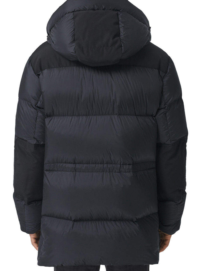 BURBERRY Logo Appliqué Nylon Puffer Coat | Holt Renfrew