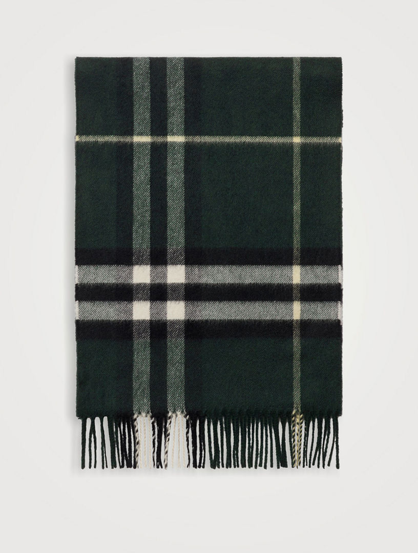 BURBERRY Check Cashmere Scarf | Holt Renfrew
