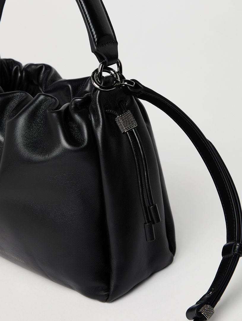 Small Leather Mellow Bag