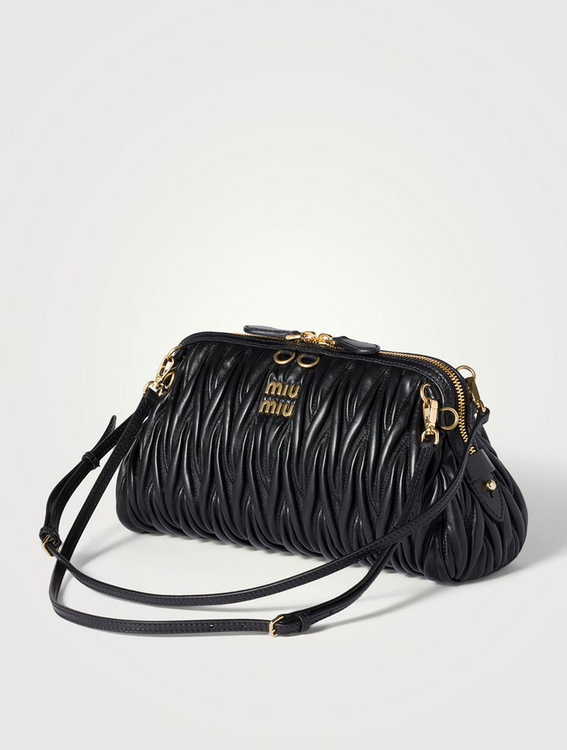 MIU MIU Caprice Matelassé Nappa Leather Clutch | Holt Renfrew