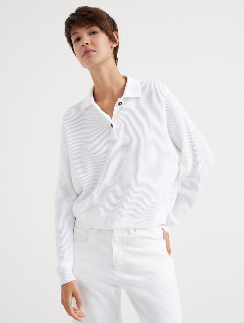 Polo-style Sweater