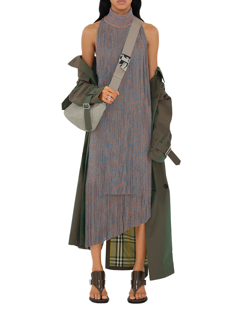 Long Cotton Trench Coat