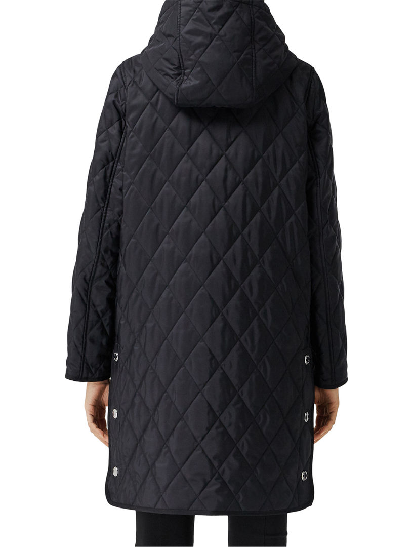 BURBERRY Diamond Quilted Thermoregulated Hooded Coat Holt Renfrew