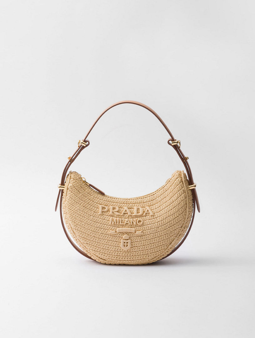 PRADA Prada Arqué Crochet Shoulder Bag | Holt Renfrew