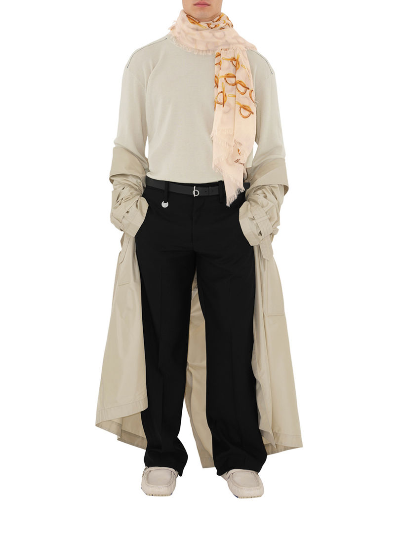 B Wool Scarf