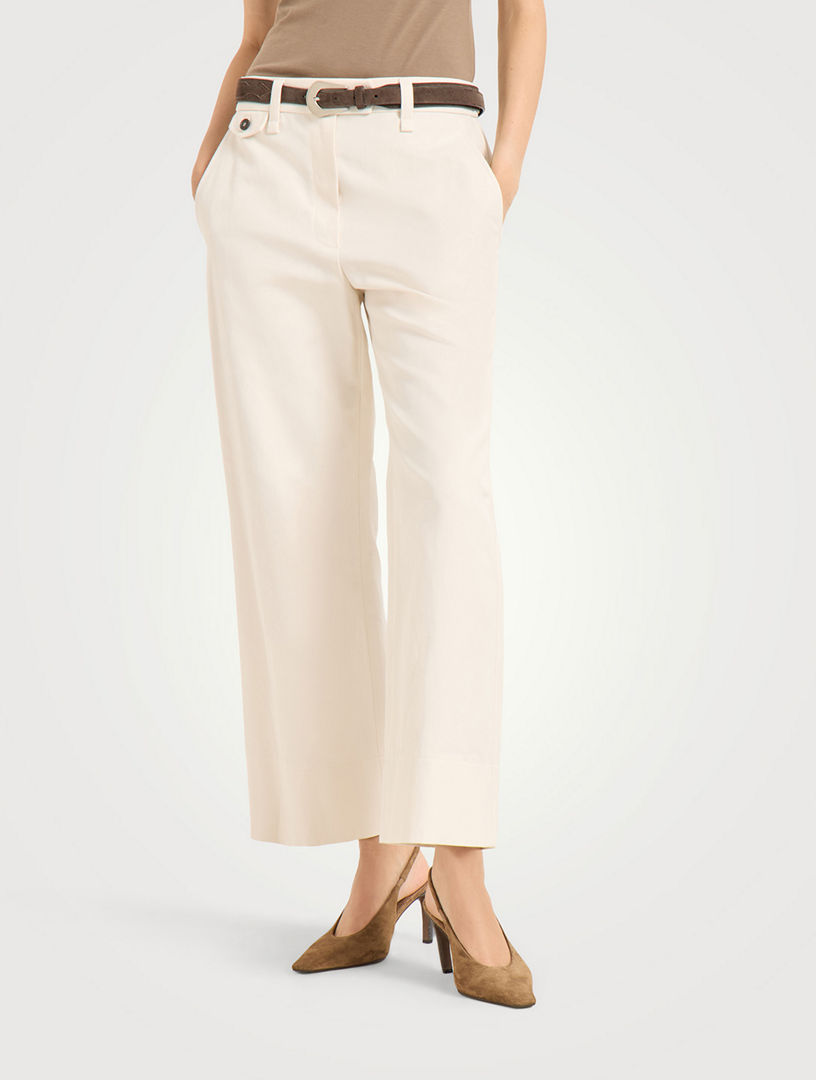 BRUNELLO CUCINELLI Cropped Chino Trousers | Holt Renfrew
