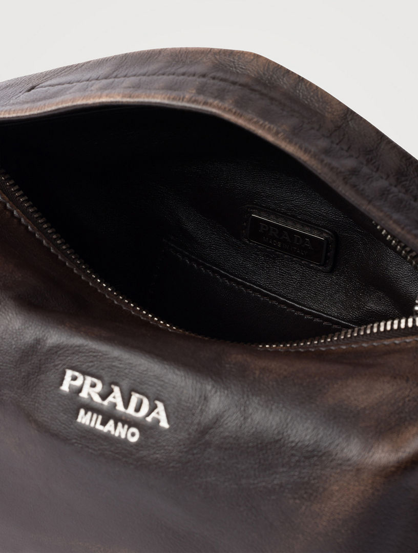 PRADA Nappa Leather Shoulder Bag | Holt Renfrew