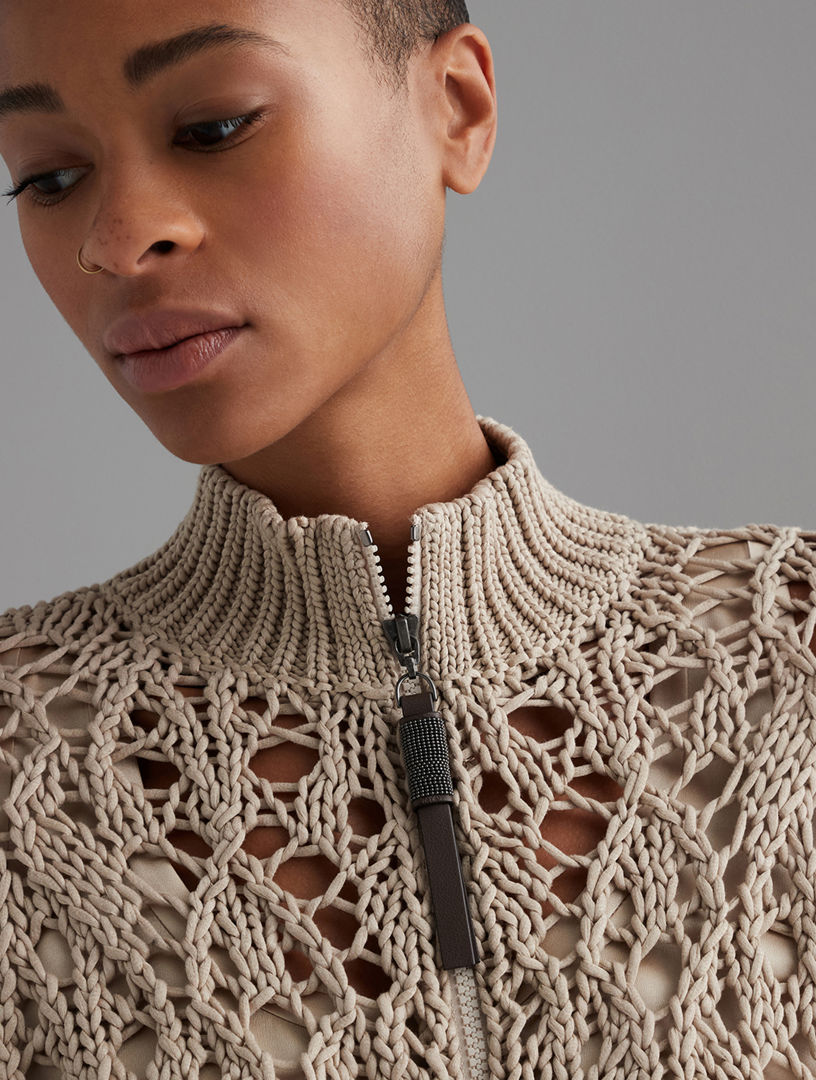 Cardigan With Monili