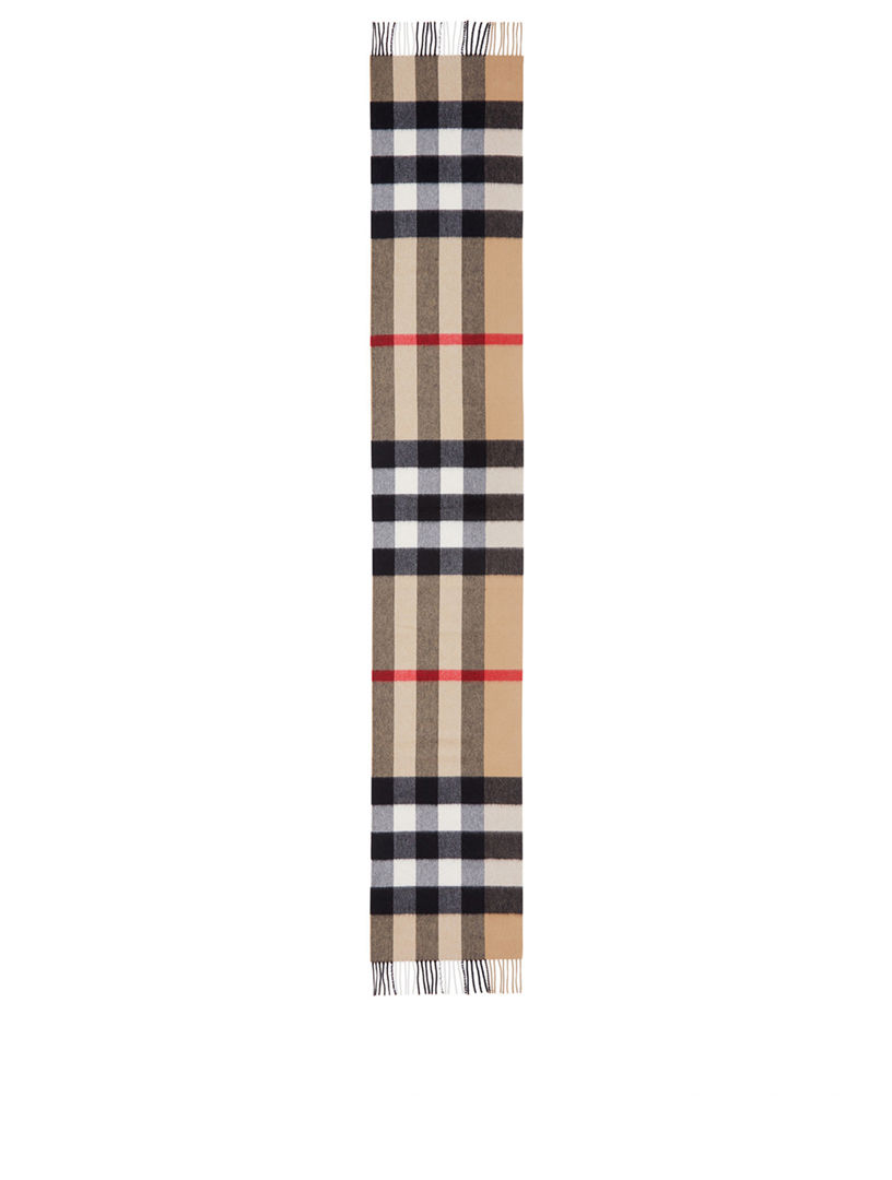 BURBERRY Check Cashmere Scarf | Holt Renfrew