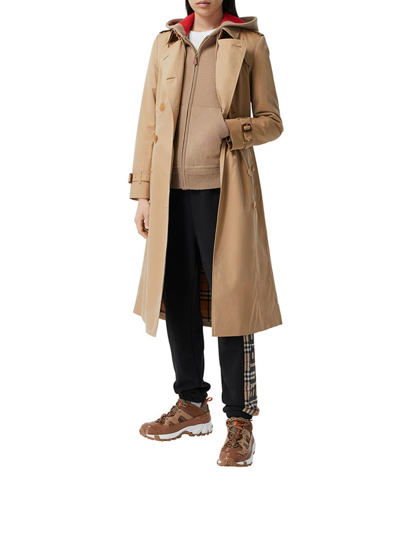 Burberry chelsea long trench coat best sale