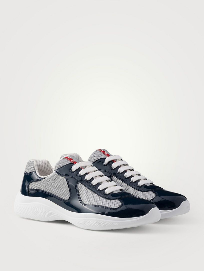 PRADA Patent Leather And Technical Fabric Prada America's Cup