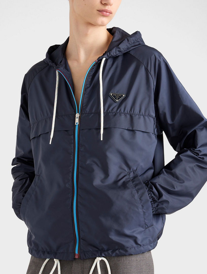 アウターその他 PRADA Dark blue Re-Nylon jacket (292248SOOO1WQ8 F0SVF) Blue Re-nylon Blouson Jacket | PRADA
