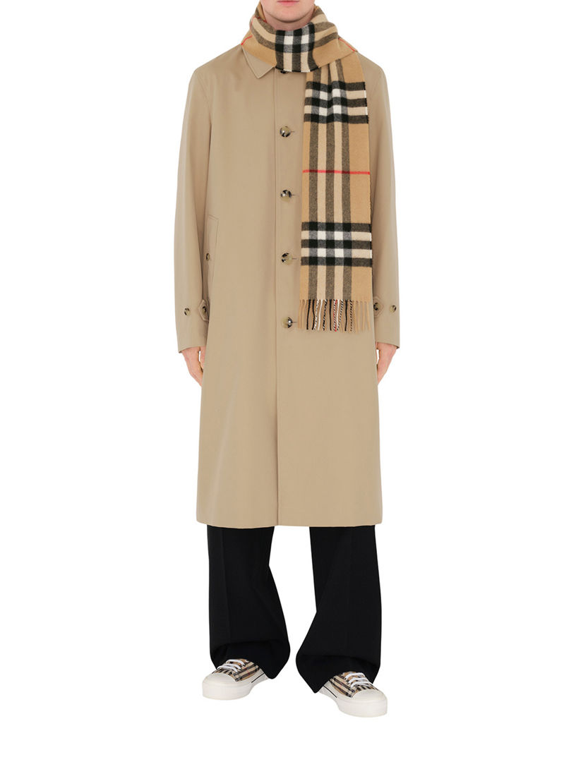 BURBERRY Check Cashmere Scarf | Holt Renfrew
