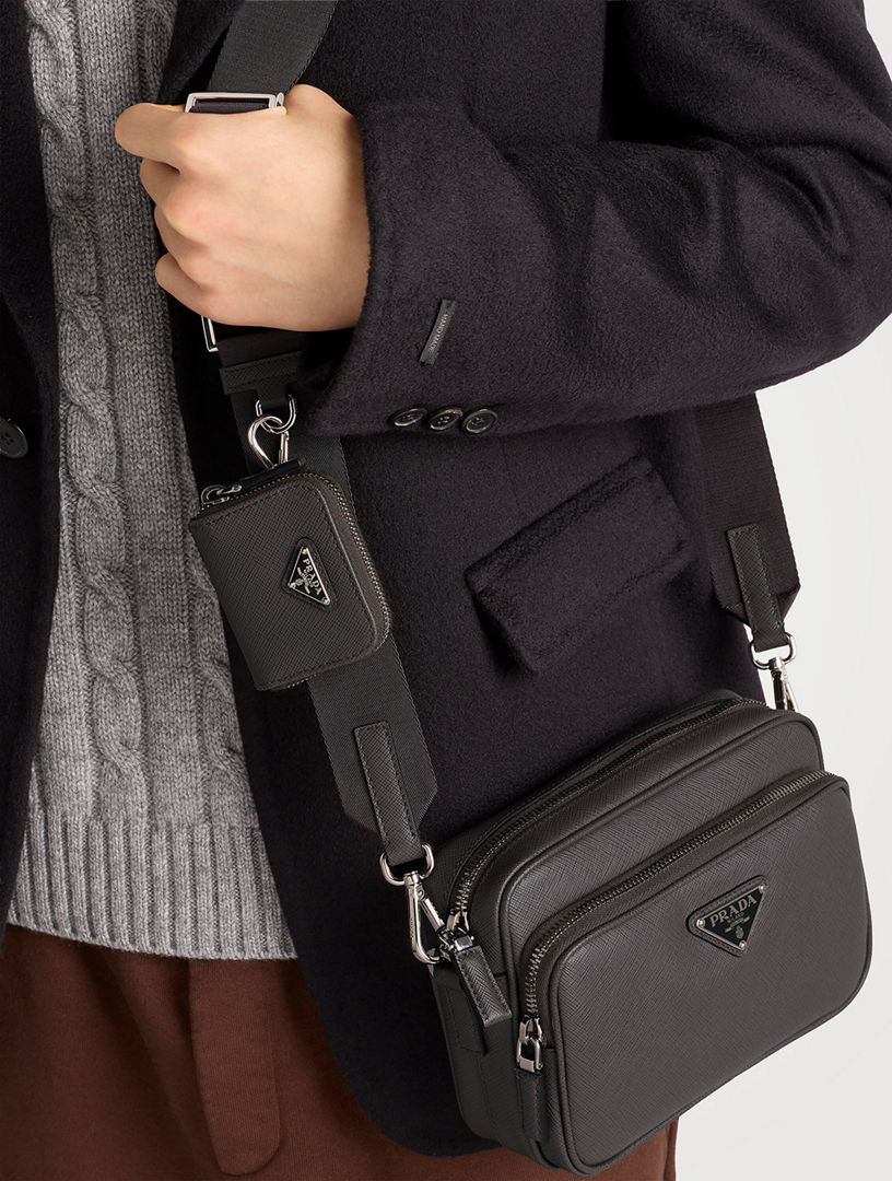 Saffiano Leather Shoulder Bag