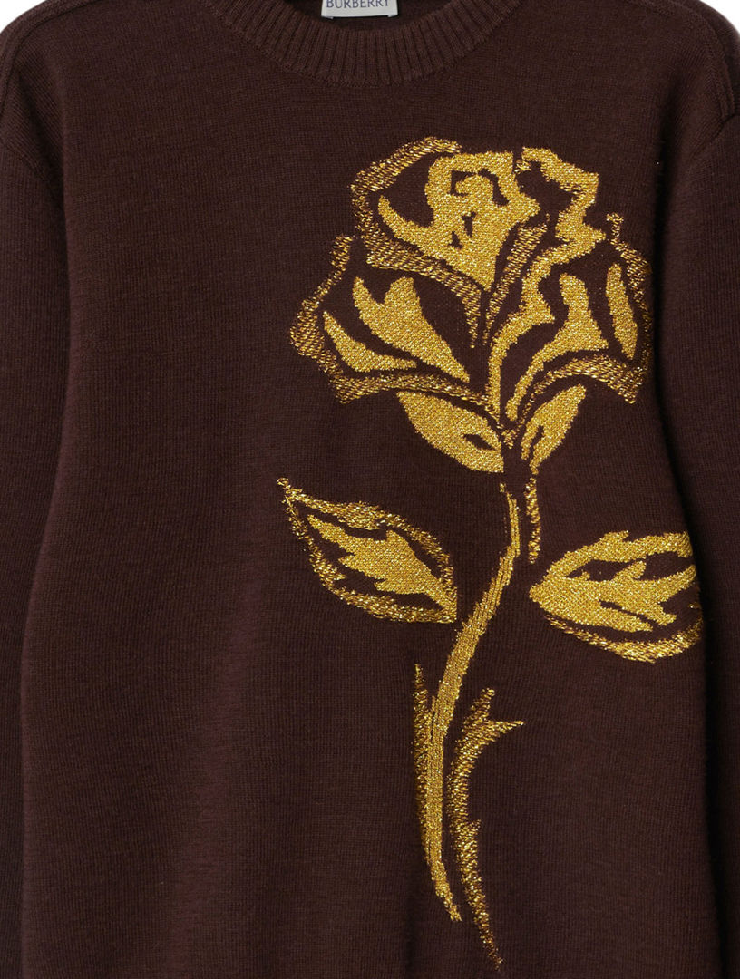 Burberry embroidered hot sale sweatshirt