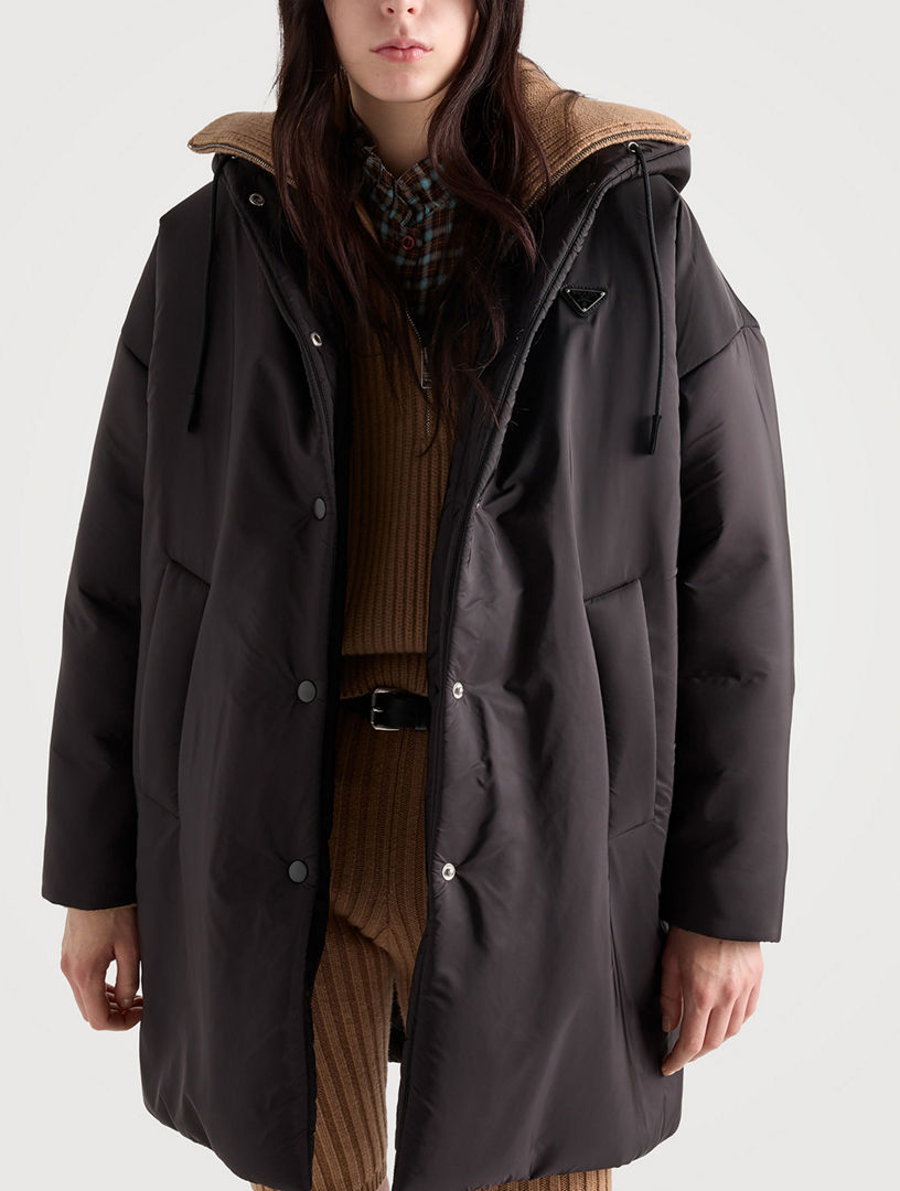 ジャケット・アウター 1999aw PRADA nylon hooded duffle coat PRADA Lightweight Re-nylon Raincoat | Holt Renfrew