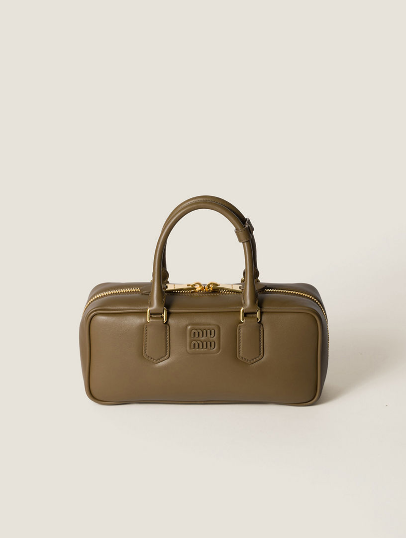 MiuMiu＊Arcadie leather bag アルカディ レザーバッグ＊送料込 MiuMiu Arcadie(ミュウミュウ アルカディ) バッグ・カバン