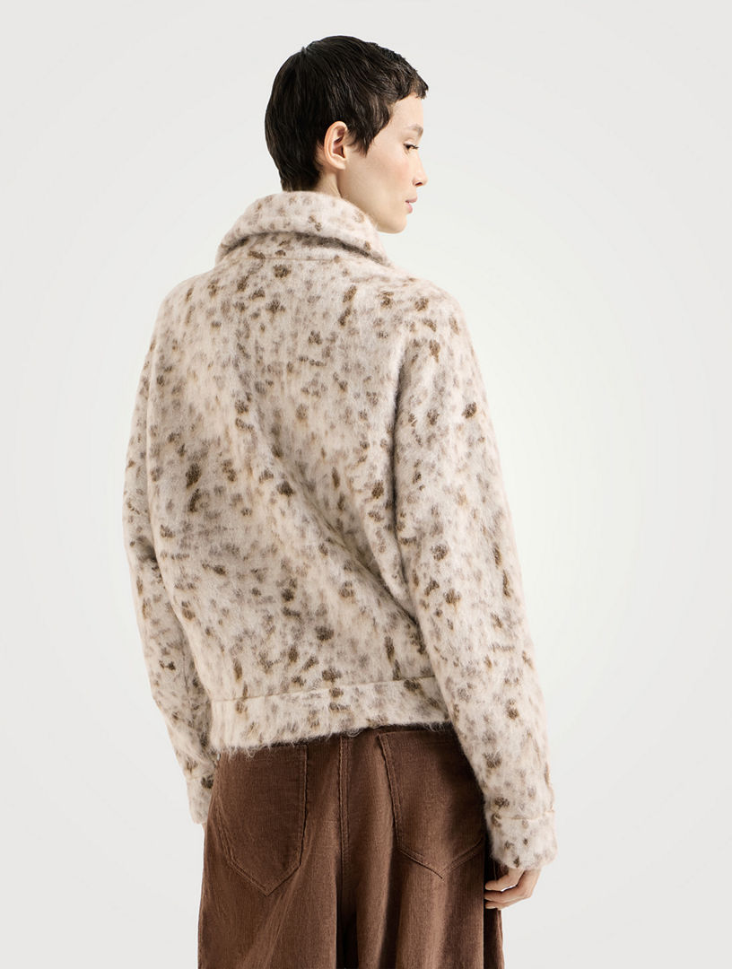 BRUNELLO CUCINELLI Lynx Jacquard Cardigan | Holt Renfrew