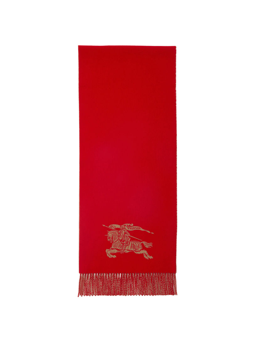 BURBERRY Reversible Ekd Cashmere Scarf | Holt Renfrew