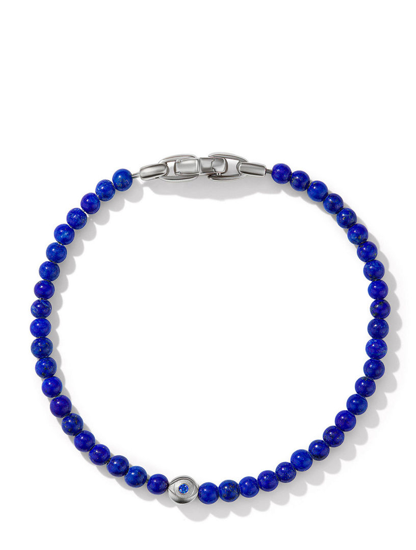 DAVID YURMAN Spiritual Beads Evil Eye Bracelet In Sterling Silver