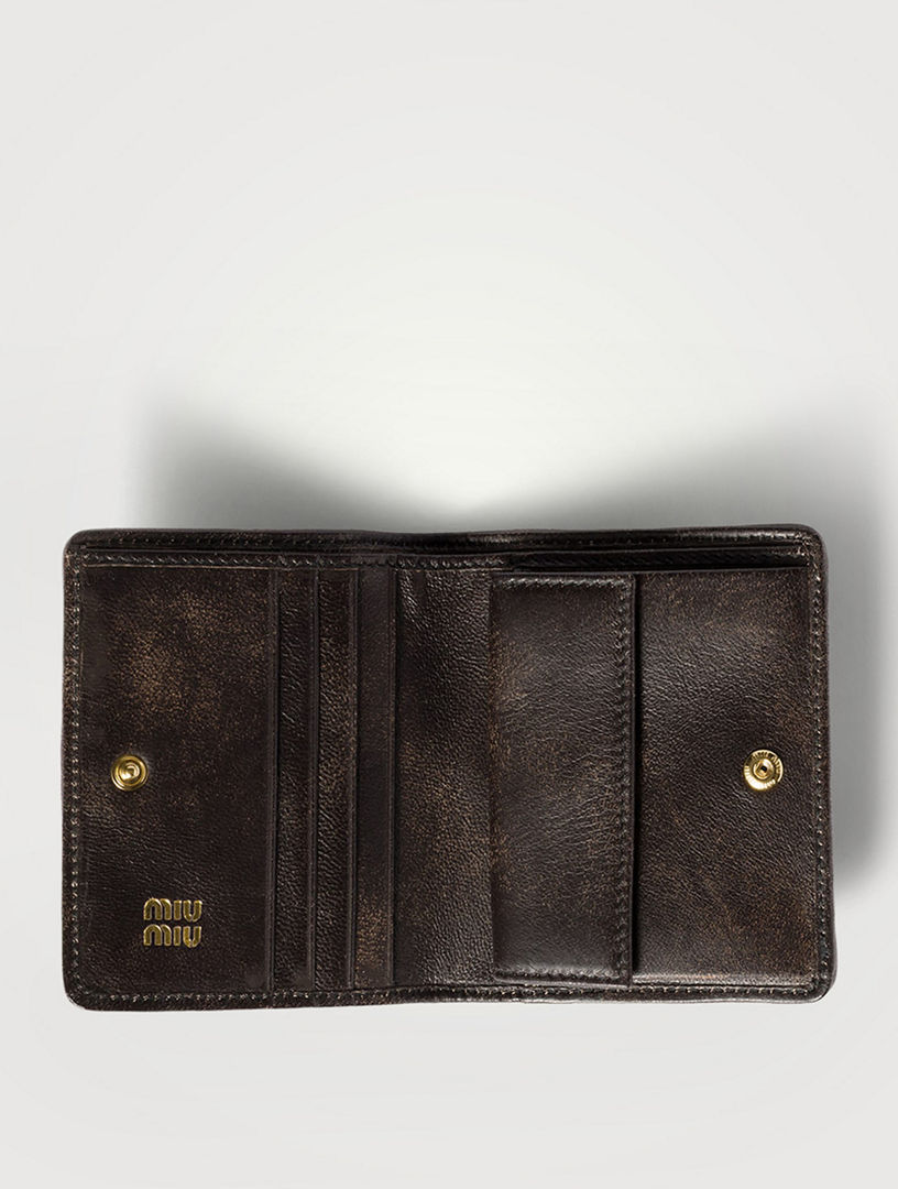 MIU MIU Small Matelassé Nappa Leather Wallet | Holt Renfrew