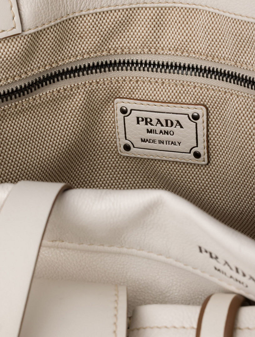 PRADA Prada Route Large Leather Tote Bag | Holt Renfrew