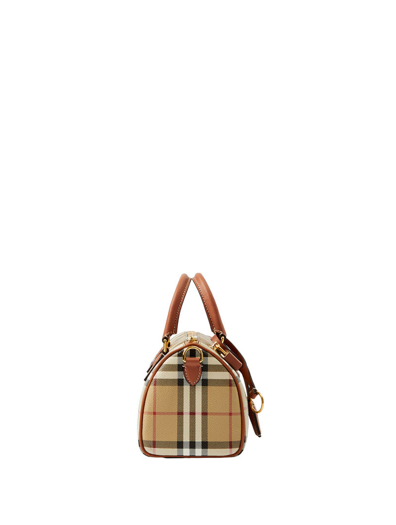 BURBERRY Mini Check Bowling Bag Holt Renfrew