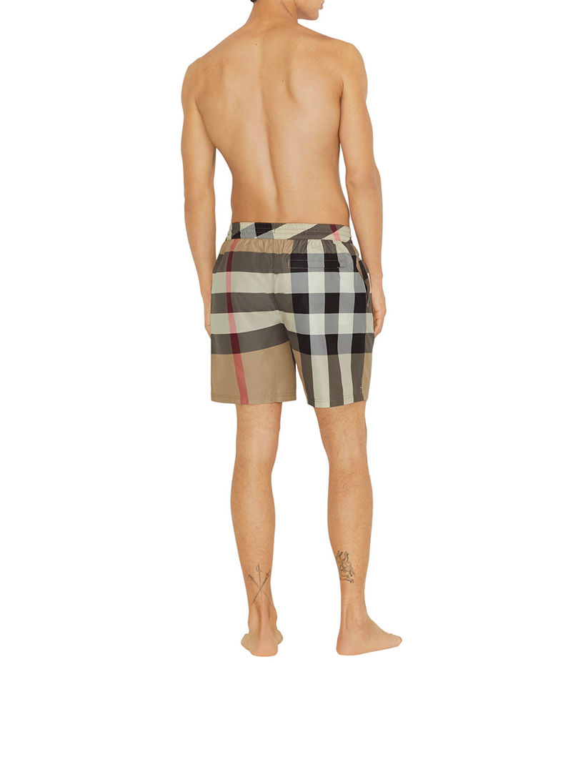BURBERRY Check Swim Shorts Holt Renfrew
