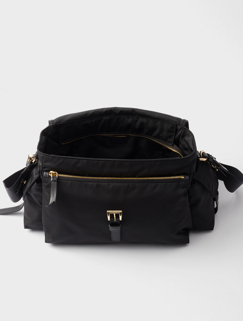Re-Nylon Prada logo-detailed bag ショルダーバッグ・ポシェット shoulder large