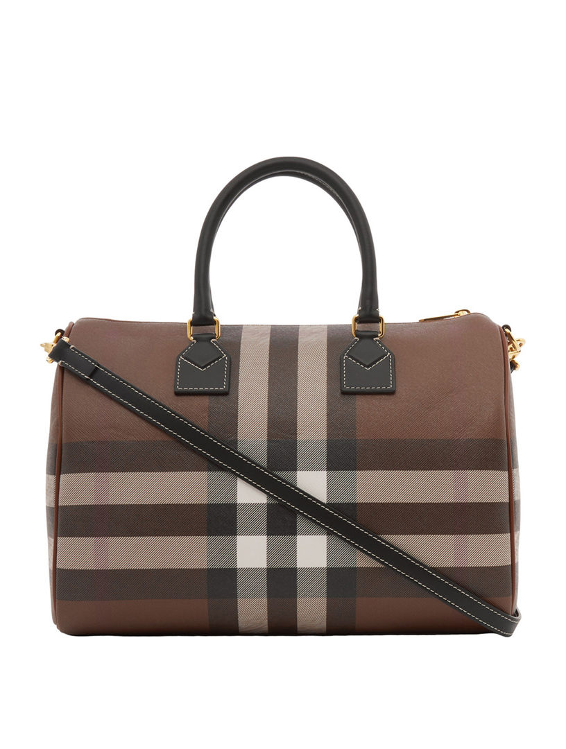 BURBERRY Check Medium Bowling Bag Holt Renfrew