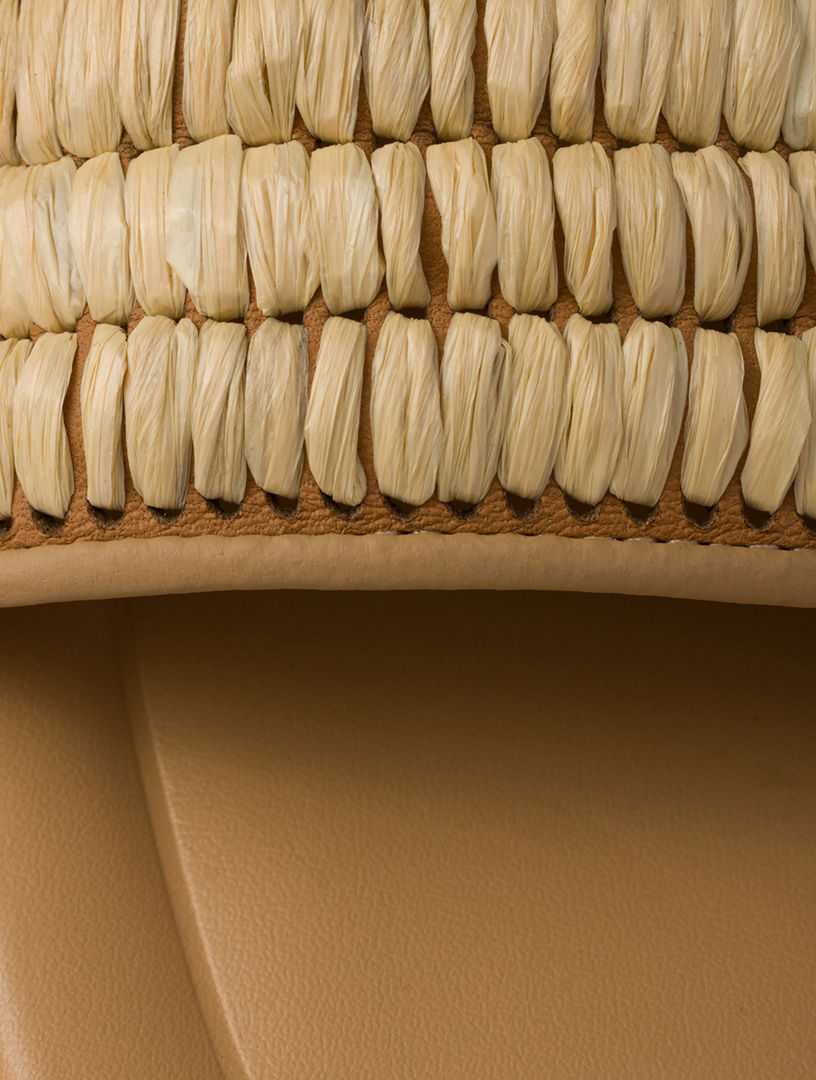 PRADA Leather Slides With Crochet Details | Holt Renfrew