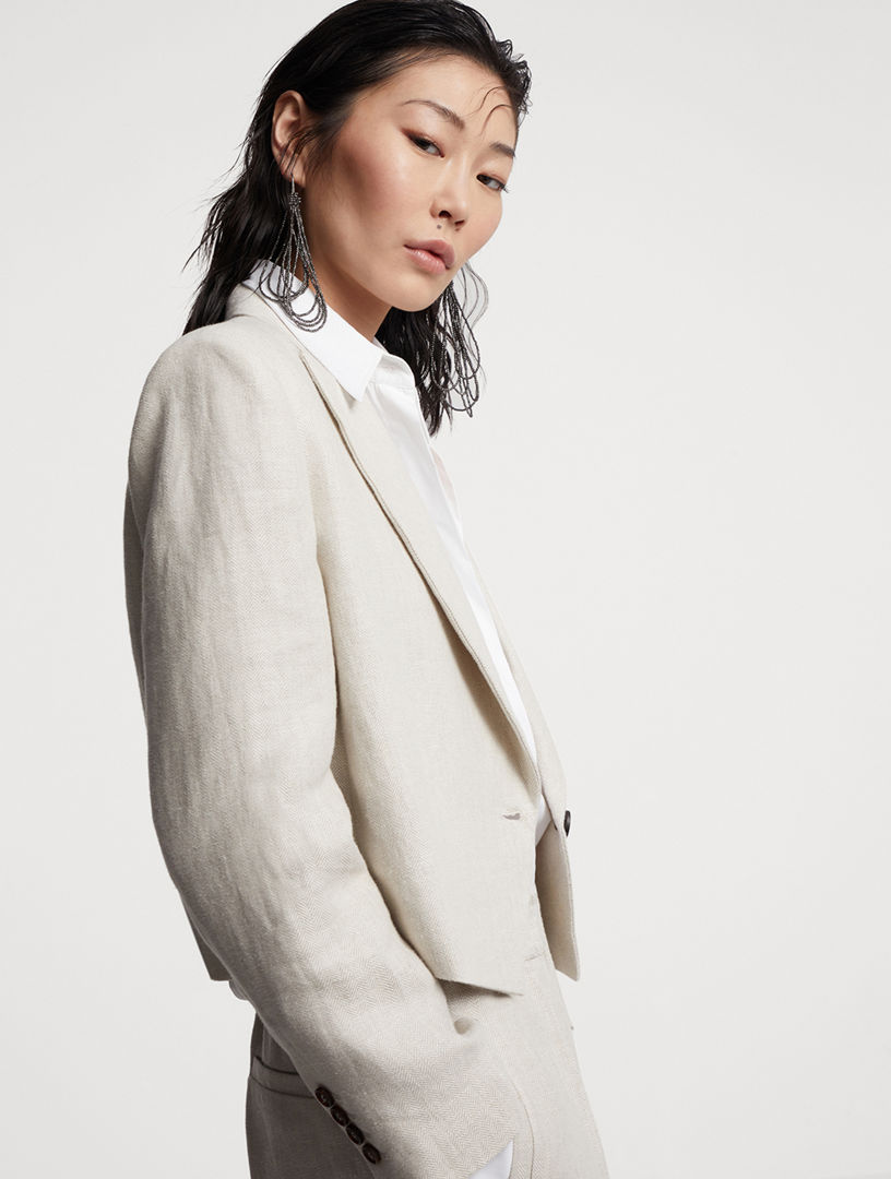 42 BRUNELLO CUCINELLI アイボリー ジャケット