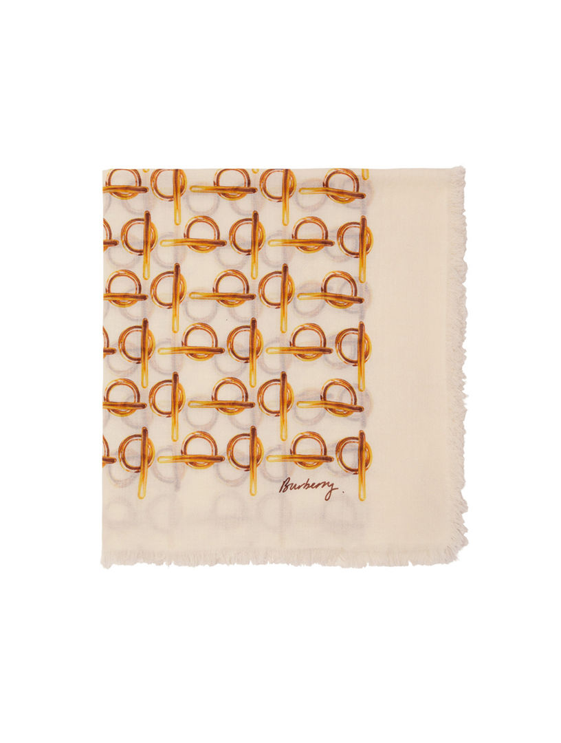 B Wool Scarf