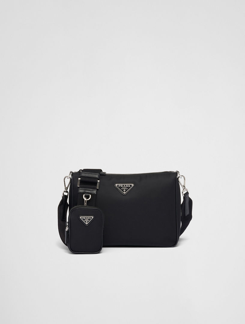 Bag バッグ Leather PRADA Nylon Shoulder 1999