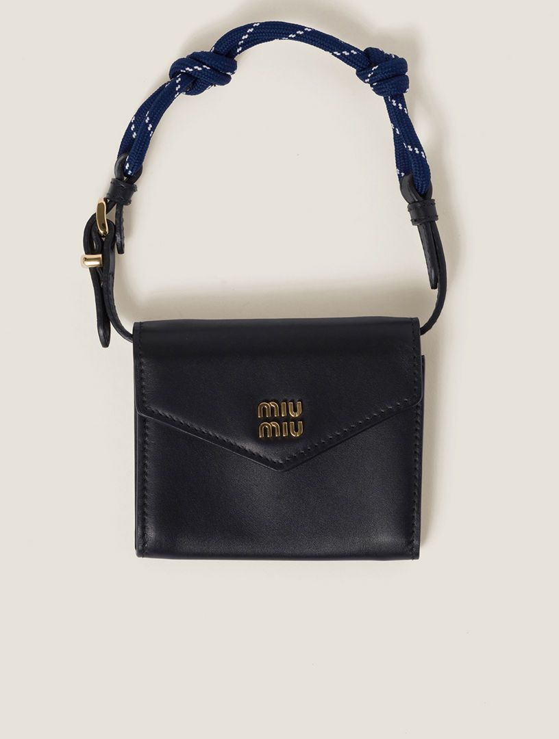 MIU MIU Leather Shoulder Wallet | Holt Renfrew