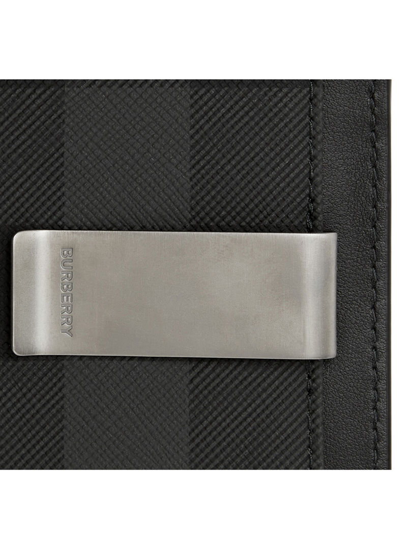 BURBERRY Check Money Clip Card Case Holt Renfrew