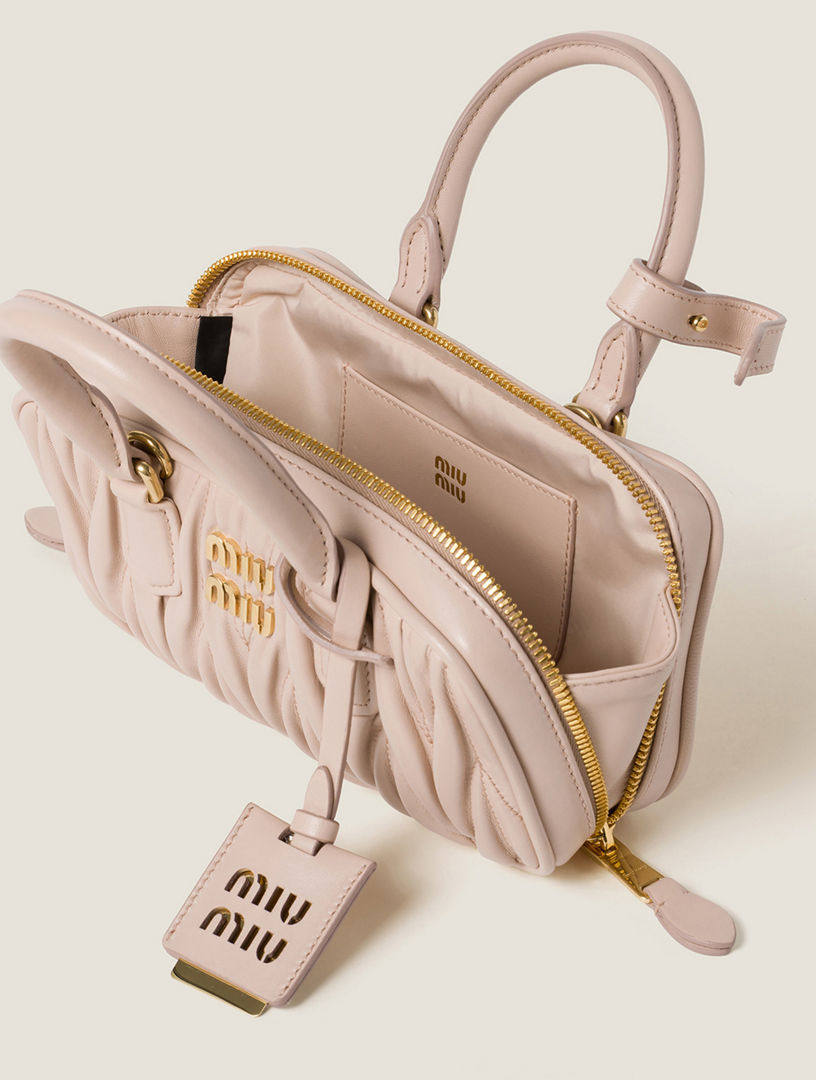 MIU MIU Arcadie Matelassé Nappa Leather Mini-bag | Holt Renfrew