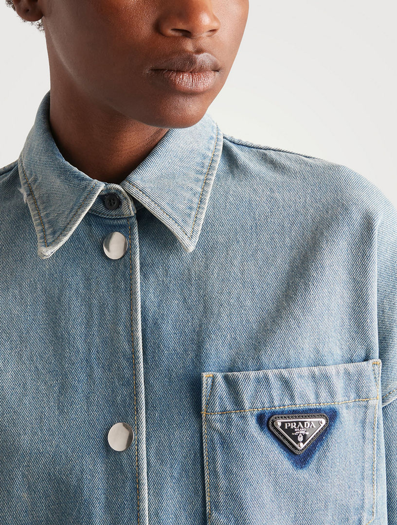 Oversized Organic Denim Shirt