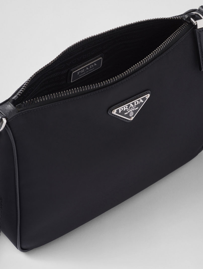 PRADA Re-nylon And Saffiano Leather Shoulder Bag | Holt Renfrew