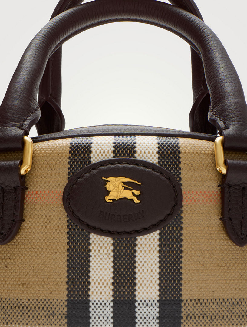 BURBERRY Mini Highlands Bowling Bag​ | Holt Renfrew