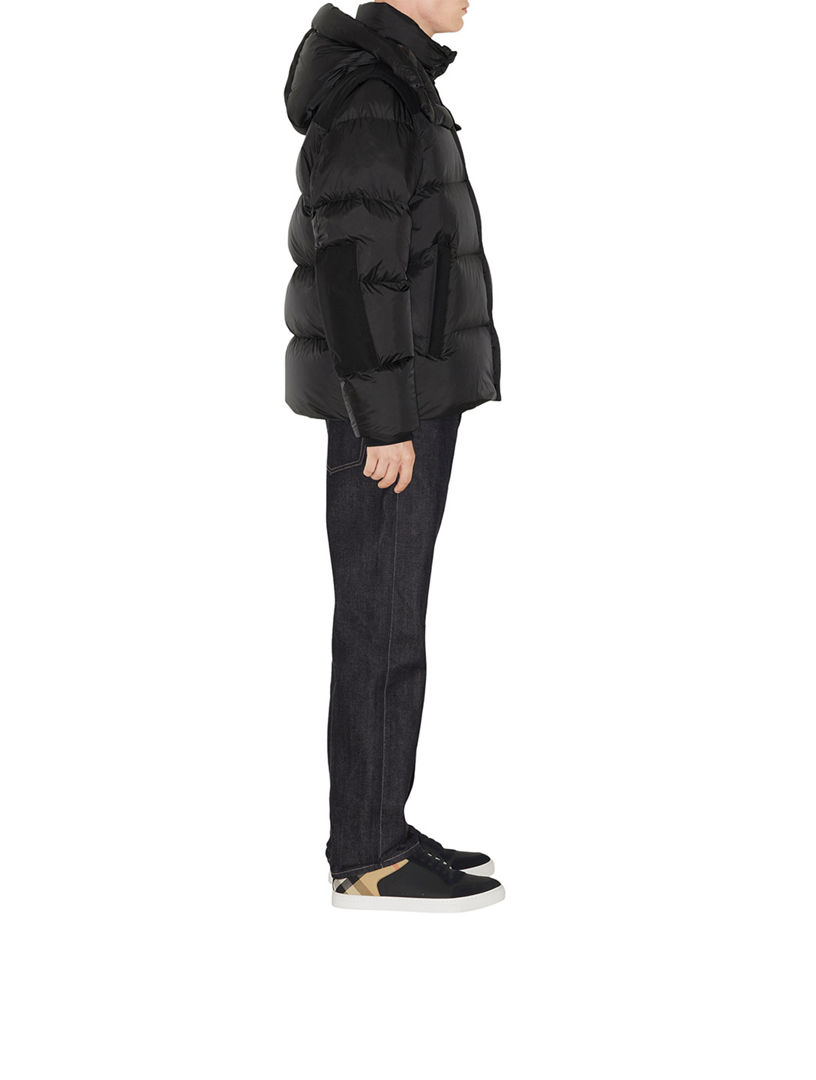 BURBERRY Detachable Sleeve Nylon Puffer Jacket | Holt Renfrew