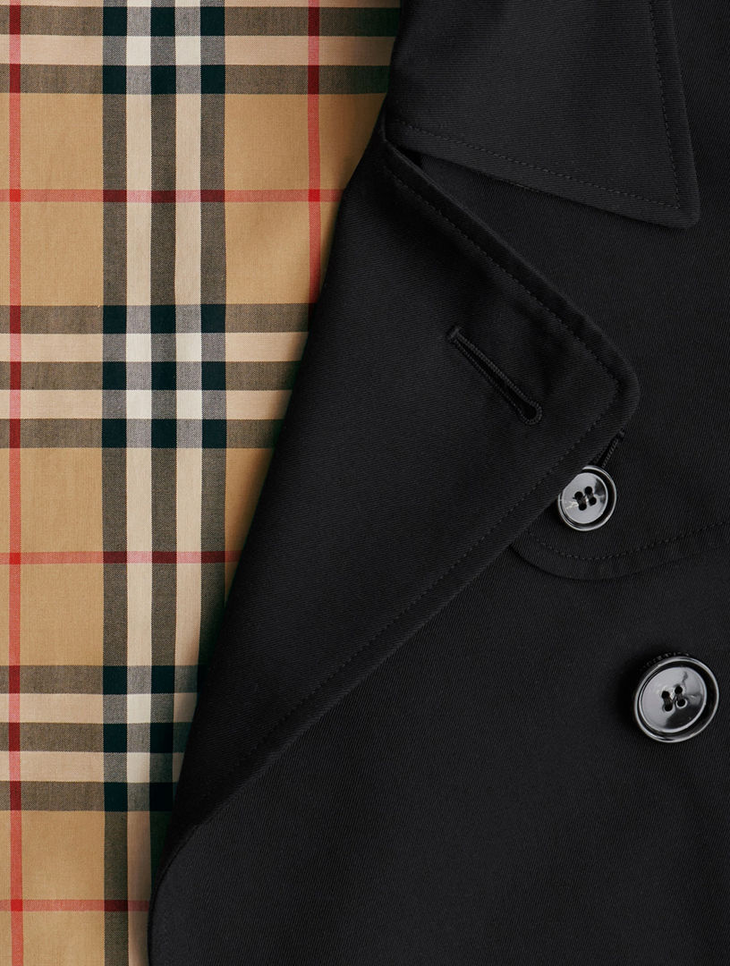 トレンチコート BURBERRY TRENCH CROPPED GABARDINE JACKET BURBERRY Cropped Gabardine Trench Jacket | Holt Renfrew