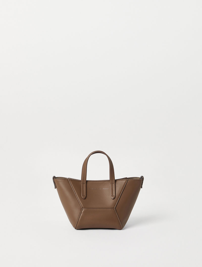 ショルダーバッグ・ポシェット BRUNELLO CUCINELLI 'Hobo BC Duo' handbag (MBDLD2738 C2659) Brunello Cucinelli BC Duo Monili-Embellished Shoulder Bag