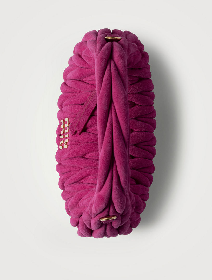MIU MIU Wander Matelassé Suede Bag | Holt Renfrew