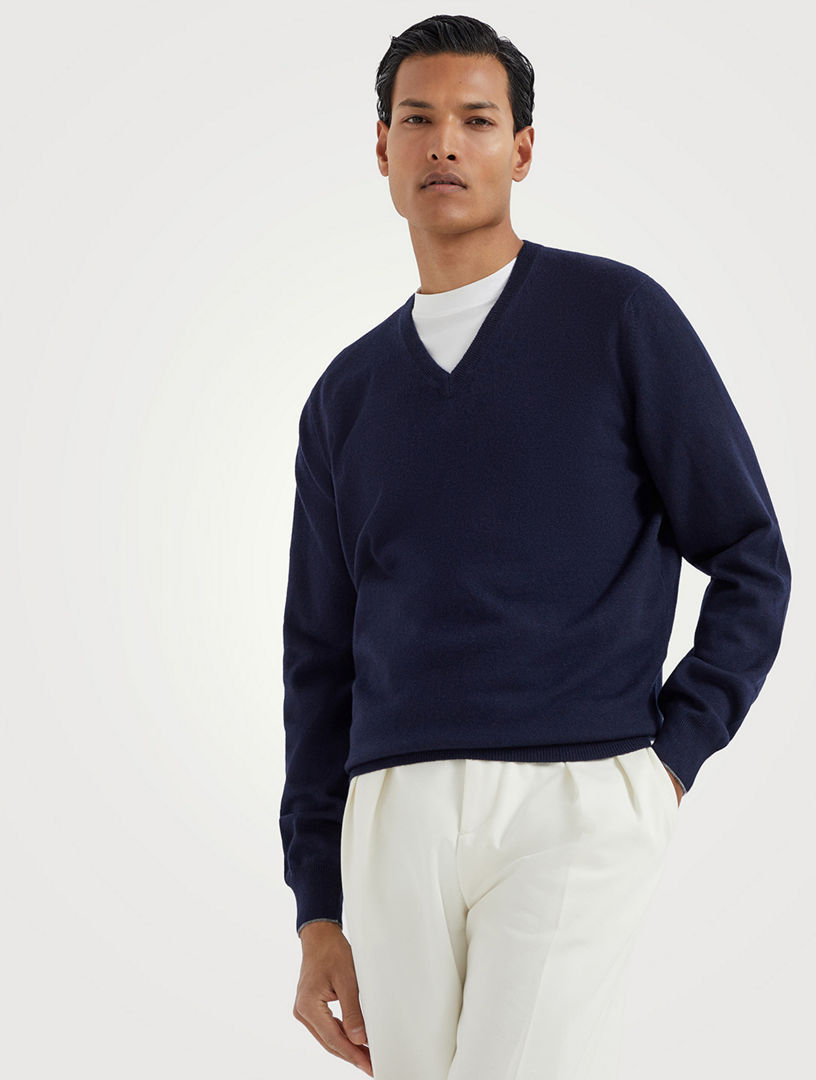 Navy Blue Nike Foundation Crew Sweatshirt Homme Nike Men's Club