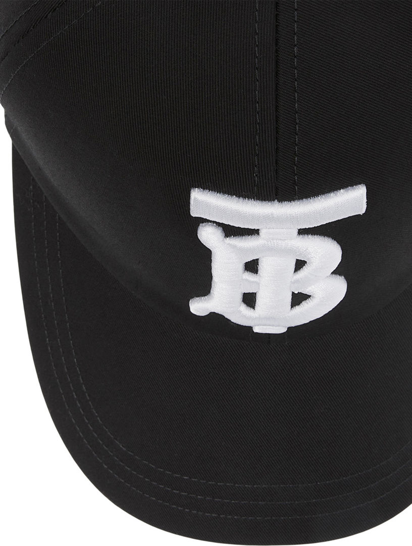 Monogram Motif Cotton Twill Baseball Cap